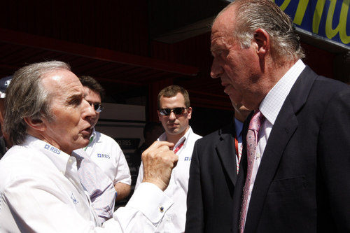 Jackie Stewart y Juan Carlos I