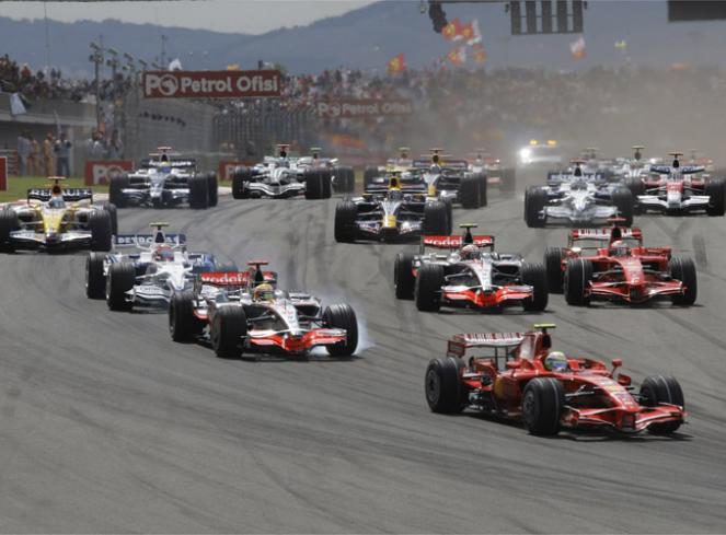 Salida GP de Turquía