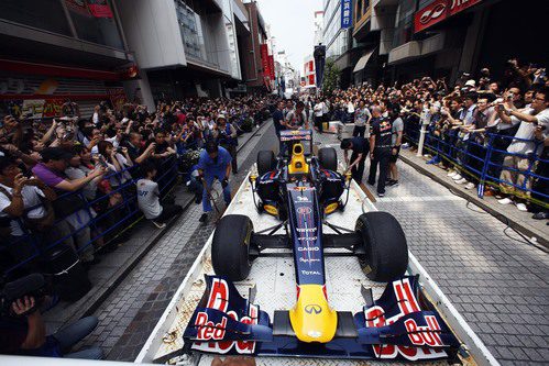 El RB5 está listo para la exhibición en Japón