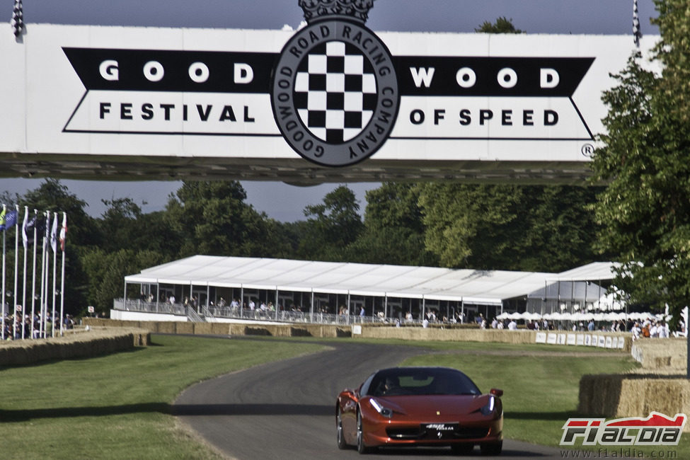 Ferrari quiso estar muy presente en Goodwood 2011