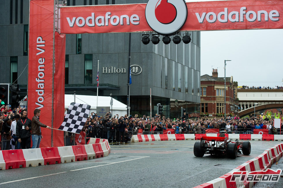 La exhibición de Manchester fue organizada por el patrocinador principal de McLaren