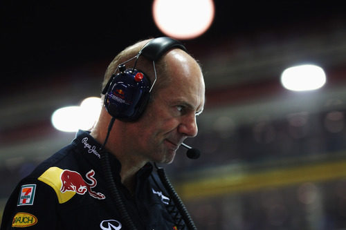 Adrian Newey en el GP de Singapur 2011