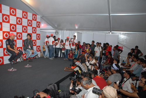 Mucha expectación por Lewis Hamilton en Bangalore, India