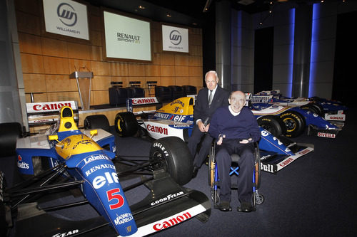 Los Williams-Renault presidieron la presentación del acuerdo