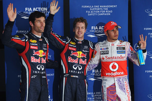 Sebastian Vettel logra la 'pole' en el GP de India 2011