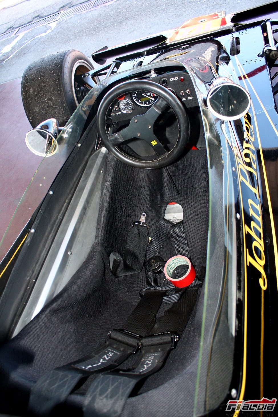 'Cockpit' del Lotus 76