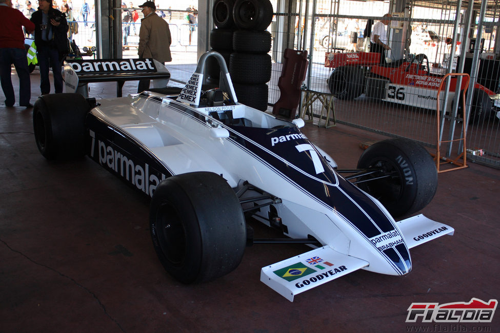 Brabham BT49 con el que Nelson Piquet se proclamó Campeón