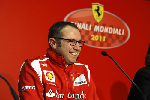 Stefano Domenicali en las Finales Mundiales de Ferrari 2011