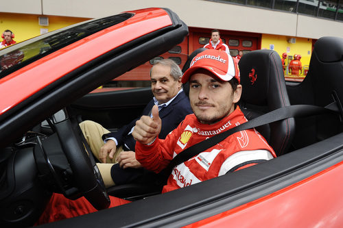 Giancarlo Fisichella estuvo en Mugello