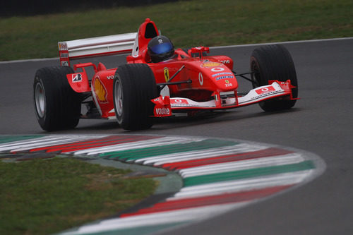 El Ferrari F2003-GA en las Finales Mundiales 2011