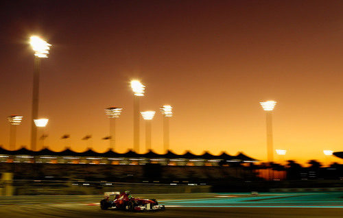 Felipe Massa en los libres del GP de Abu Dabi 2011