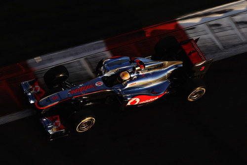 Lewis Hamilton en los libres del GP de Abu Dabi 2011