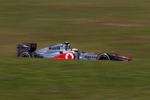 Jenson Button en el circuito de Interlagos 2011