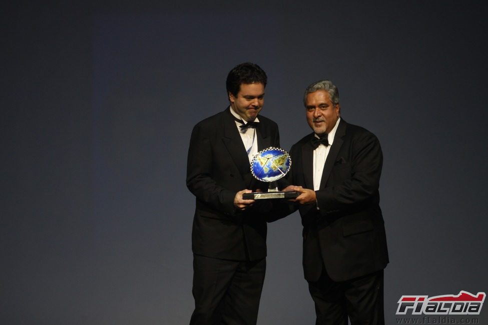 Vijay Mallya en la Gala de la FIA 2011