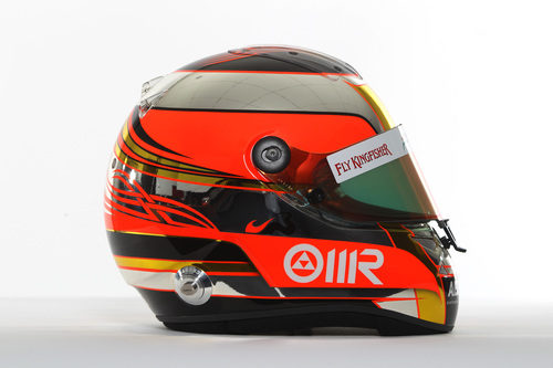 Casco de Jules Bianchi para 2012