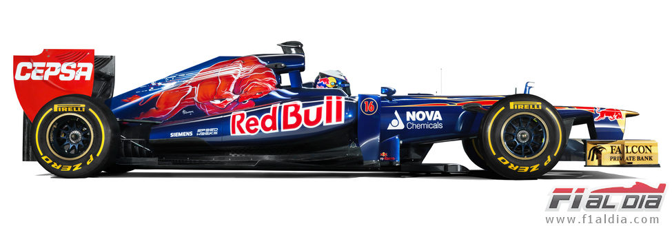 Toro Rosso STR7 (vista lateral)