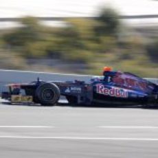 Daniel Ricciardo en el Toro Rosso en Jerez