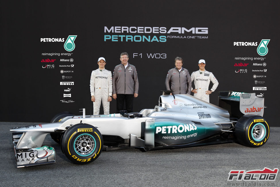 W03, el monoplaza de Mercedes para 2012