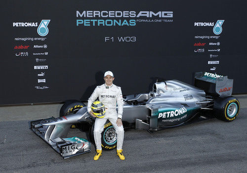 Nico Rosberg y el Mercedes W03