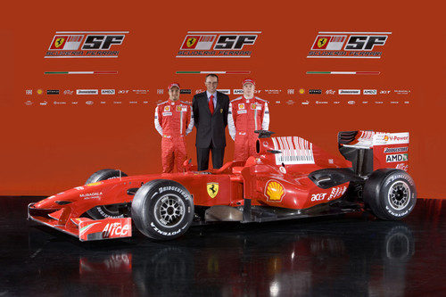 F60: Felipe Massa, Stefano Domenicali, y Kimi Raikkonen