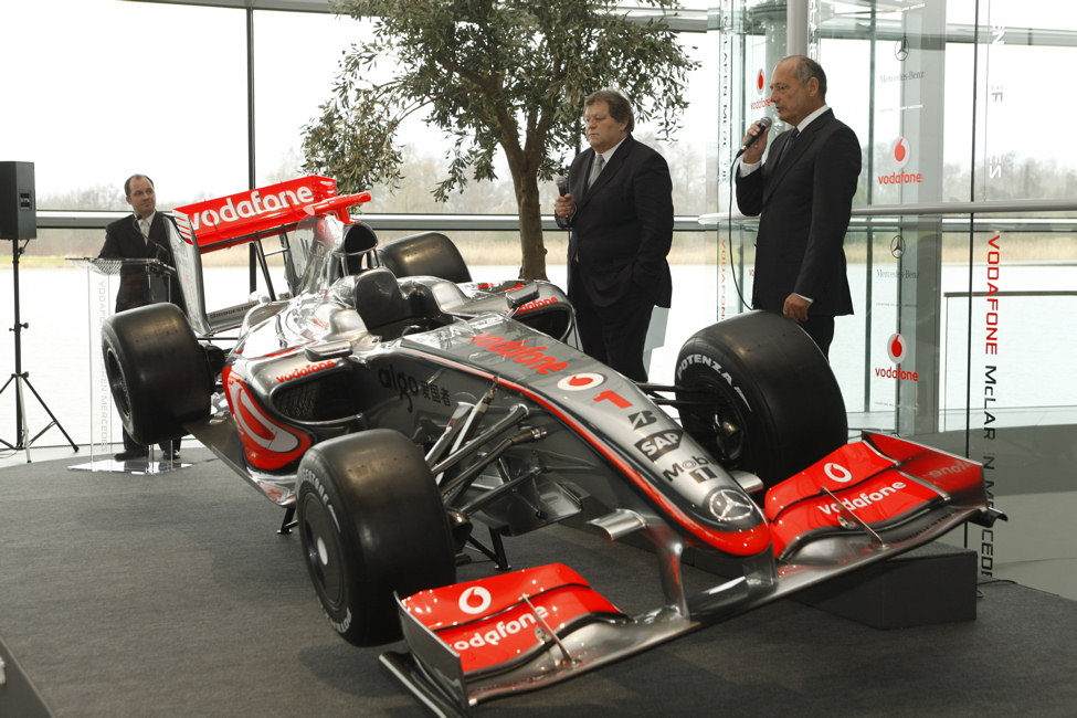 Ron Dennis y Norbert Haug