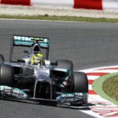 Nico Rosberg rueda a los mandos del W03