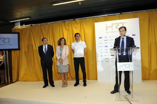 Luis Pérez-Sala en la inauguración de la Caja Mágica