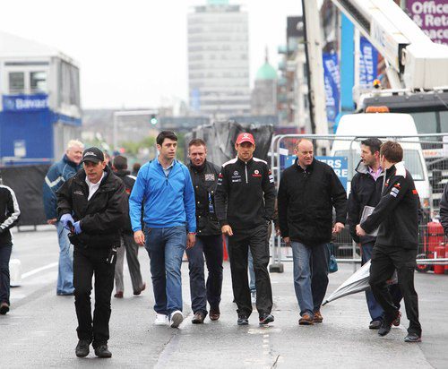 Jenson Button en Dublín