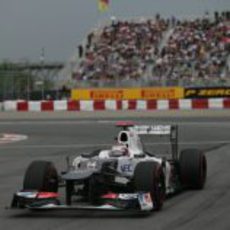 Kamui Kobayashi en la clasificación de Montreal