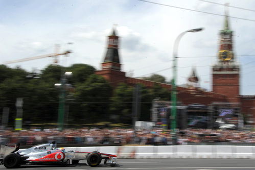 McLaren también estuvo presente en Moscú