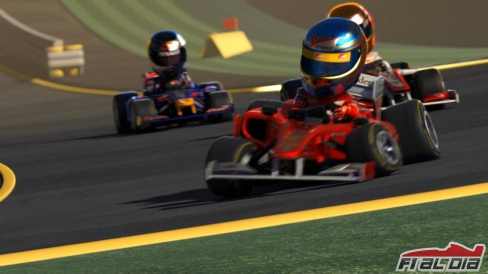 Una carrera en 'F1 Race Stars'