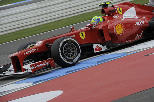 Felipe Massa disputa los Libres 1 del GP de Alemania 2012