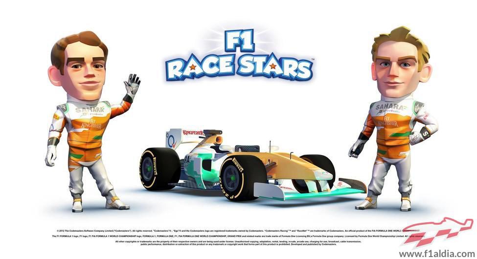 Equipo Force India en 'F1 Race Stars'