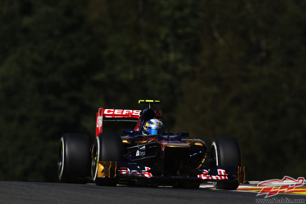 Jean-Eric Vergne disputa la clasificación del sábado en Spa