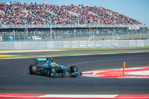 Nico Rosberg, en los libres del GP de Estados Unidos