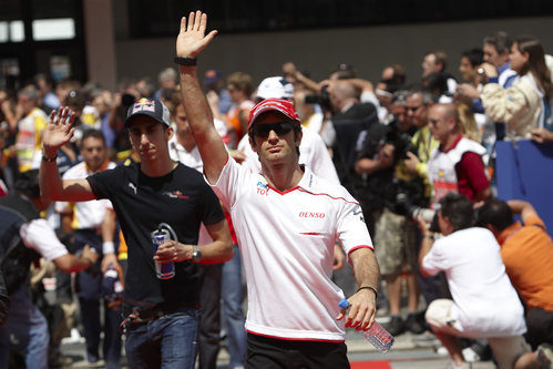 Trulli en el driver's parade de España