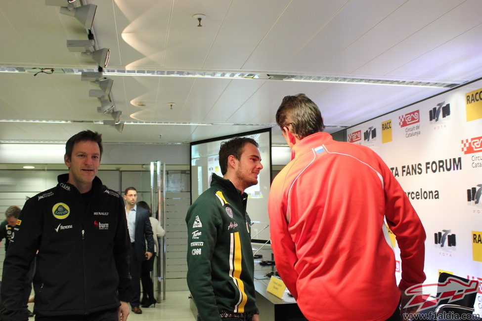 James Allison, Graeme Lowdon y Giedo van der Garde