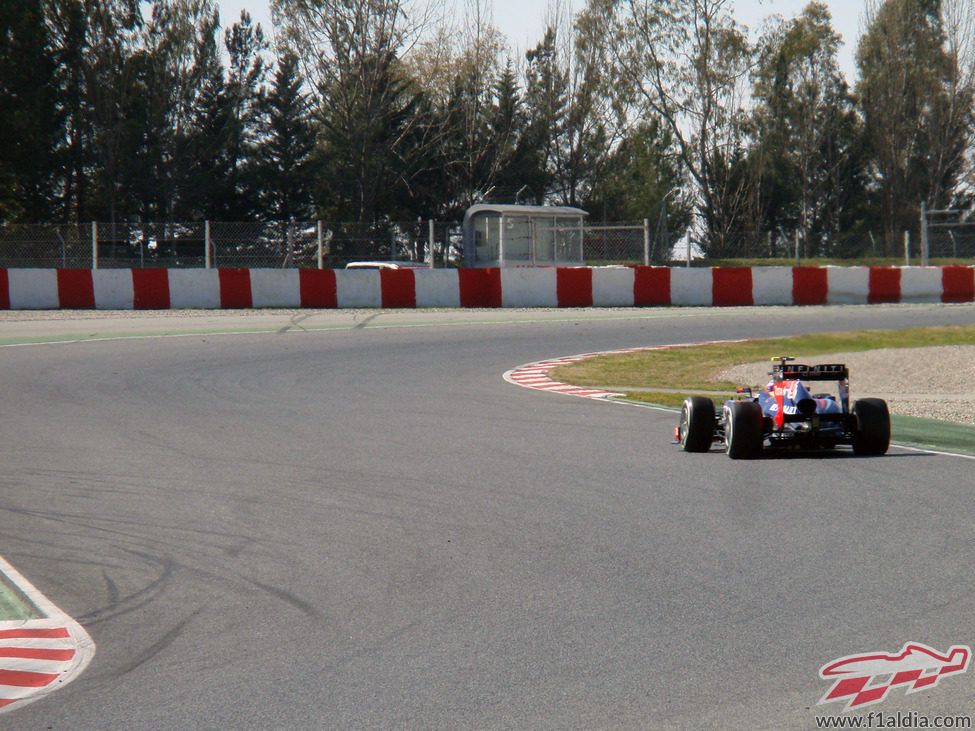 Mark Webber rodando en pretemporada