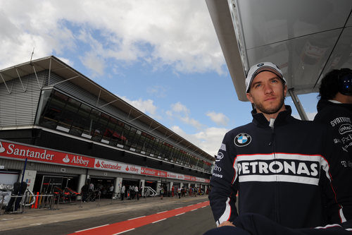 Heidfeld en Silverstone