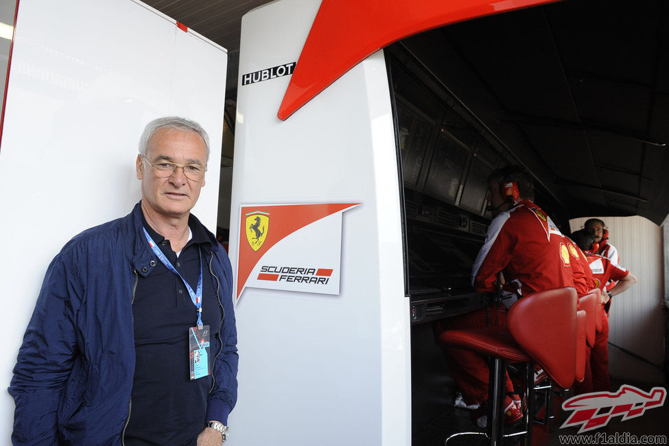 Claudio Ranieri en el Gran Premio de Mónaco