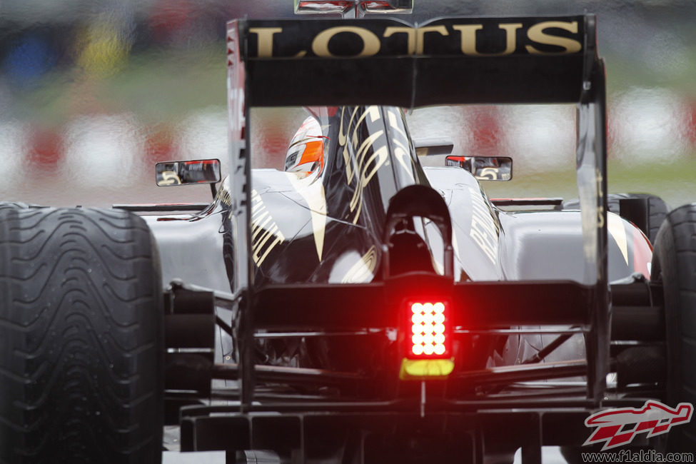 Parte trasera del Lotus E21