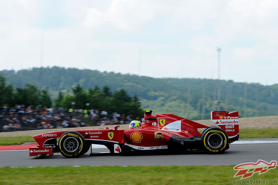 Felipe Massa estuvo fuerte en clasificación