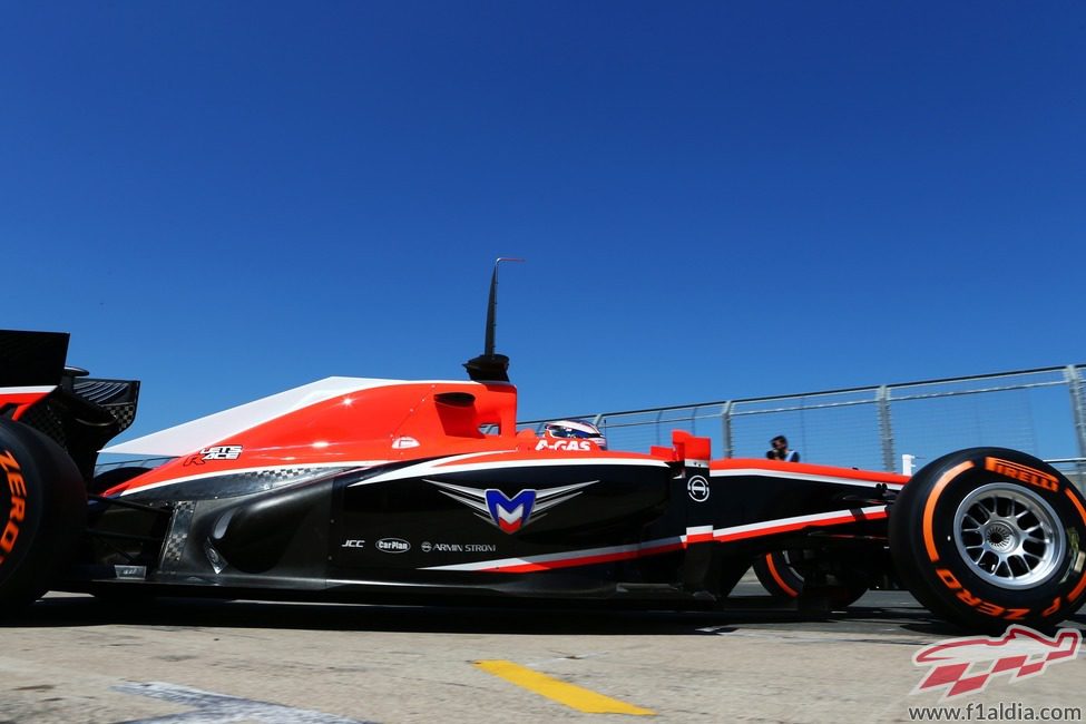 Jules Bianchi en los tests de jóvenes pilotos