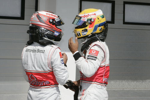 Kovalainen y Hamilton