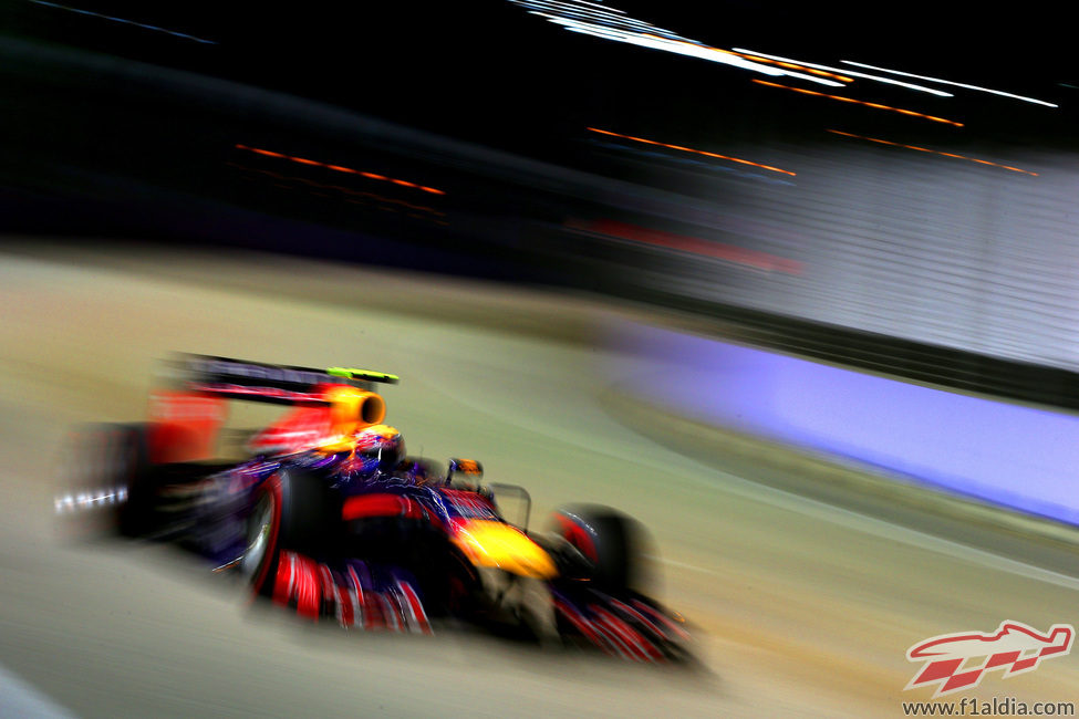 Mark Webber, cuarto en Singapur