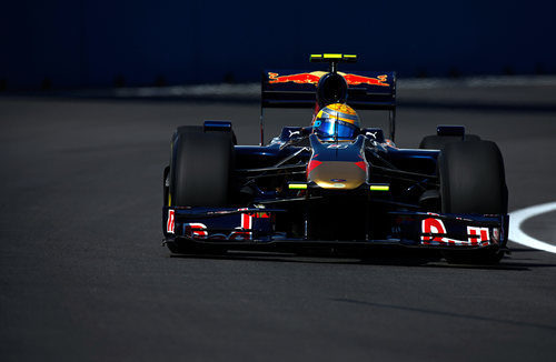 Buemi en la pista