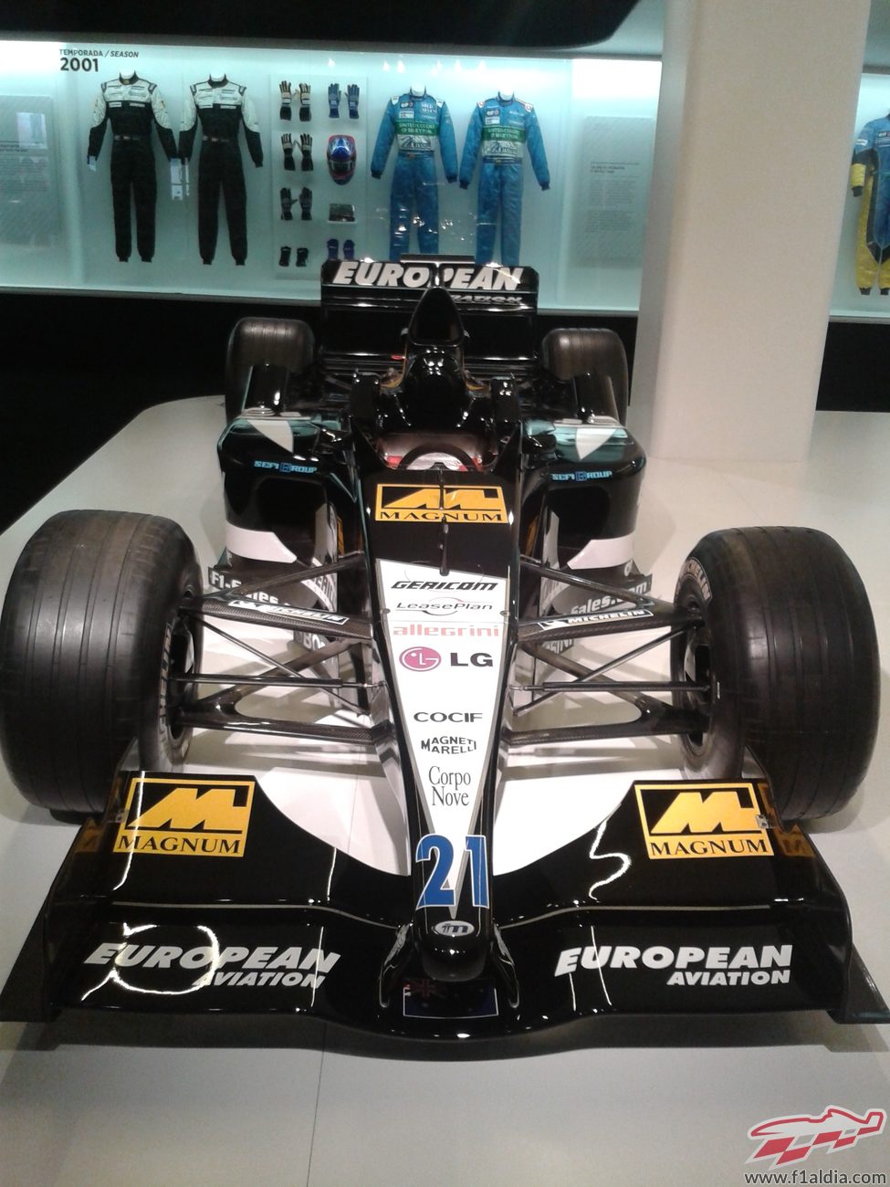 Monoplaza Minardi de Fernando Alonso