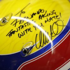 Dedicatoria de Mark Webber a Fernando Alonso