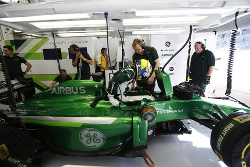 Marcus Ericsson se mete en su CT05