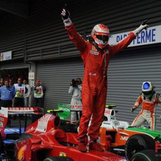 Räikkönen acaba primero en el GP de Bélgica 2009